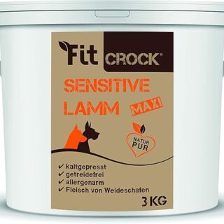 Hladno stiskana hrana za pse FIT CROCK SENSITIVE JAGNJE MAXI 3 kg