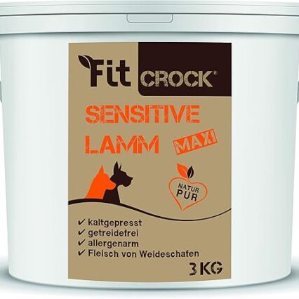 Hladno stiskana hrana za pse FIT CROCK SENSITIVE JAGNJE MAXI 3 kg