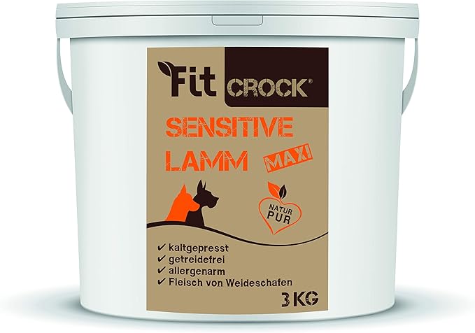 Hladno stiskana hrana za pse FIT CROCK SENSITIVE JAGNJE MAXI 3 kg