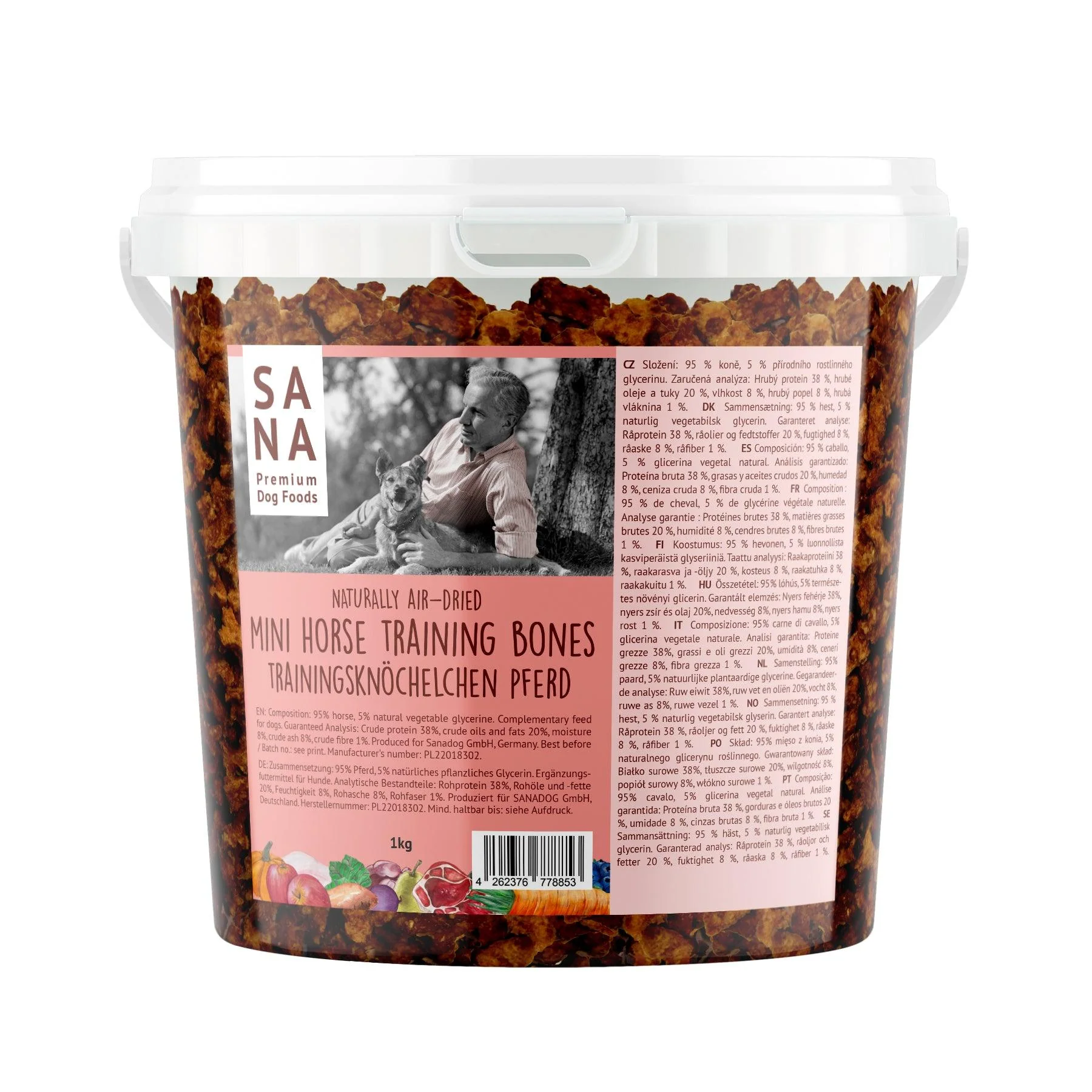 Priboljški za pse KONJ 1kg SANA