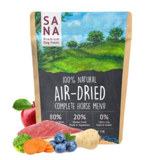 Sušena pasja hrana Air-Dried Menu KONJ SANA