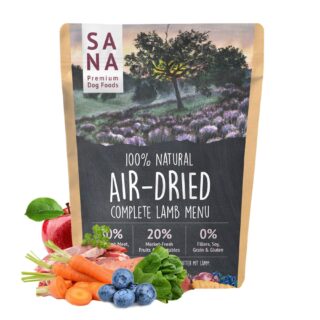 Sušena pasja hrana Air-Dried Menu OVCA SANA