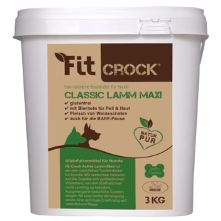 HLADNO STISKANA HRANA ZA PSE FIT CROCK JAGNJE MAXI