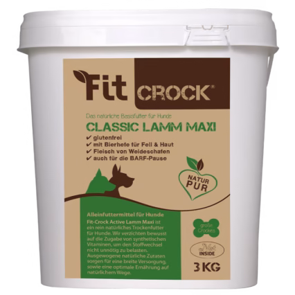 HLADNO STISKANA HRANA ZA PSE FIT CROCK JAGNJE MAXI