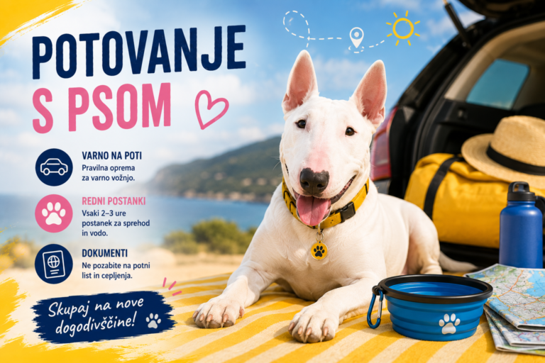 Potovanje s psom – kako se pripraviti na brezskrben dopust? | Sorcan Shop